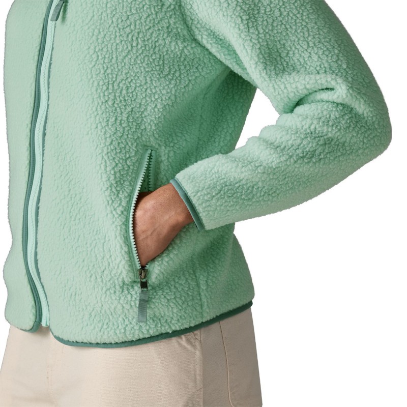 W Retro Pile Jkt - Thin Ice