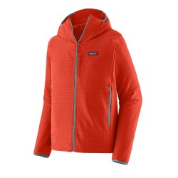 R1 TechFace Hoody - Hot Ember