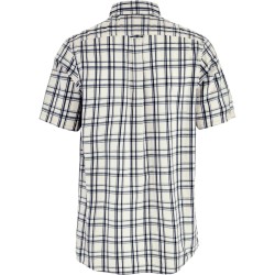 Ovik Lite Shirt SS - White Dark Navy