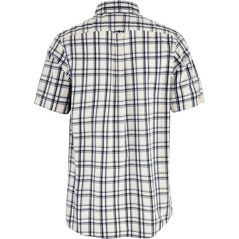 Ovik Lite Shirt SS - White Dark Navy