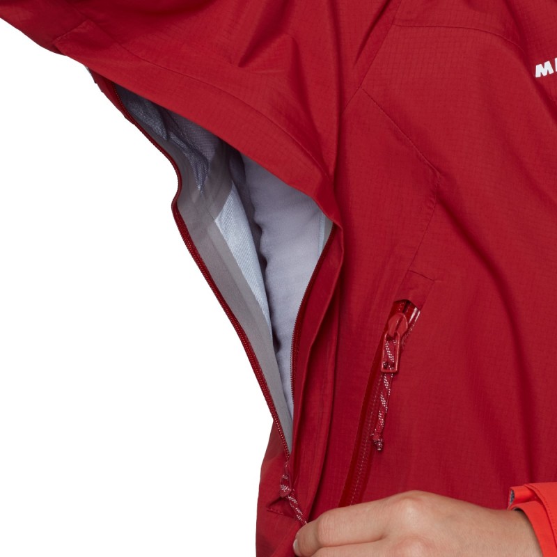 W Alto Guide HS HD Jkt - Dark Mammut Red