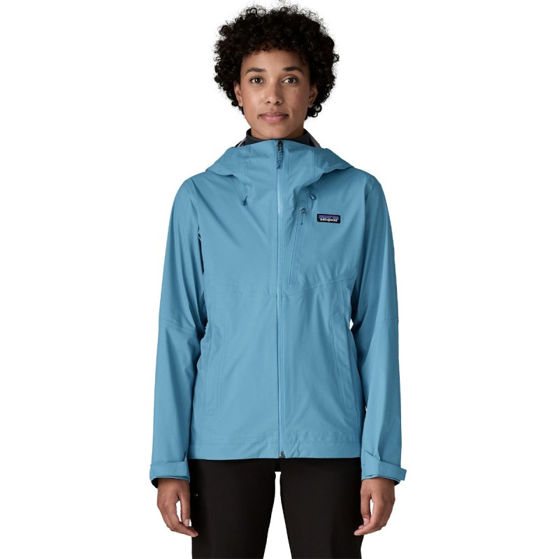 W Granite Crest Rain Jkt - Shore Blue