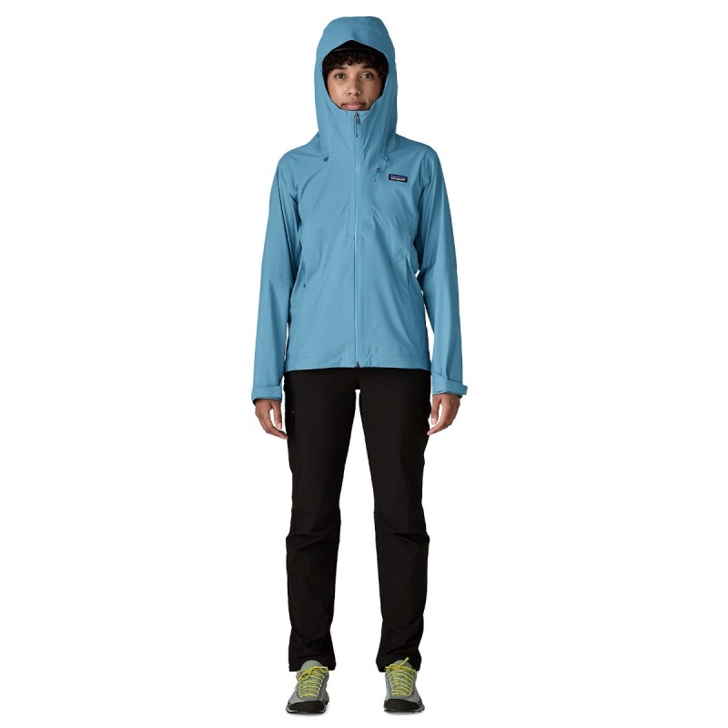 W Granite Crest Rain Jkt - Shore Blue