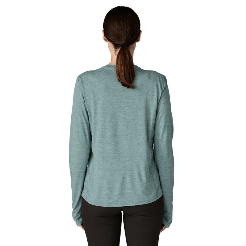 W L/S Cap Cool Sun Shirt - Nouveau Green