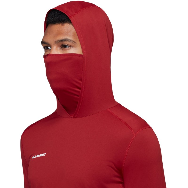 Selun FL Sun Hoody - Dark Mammut red