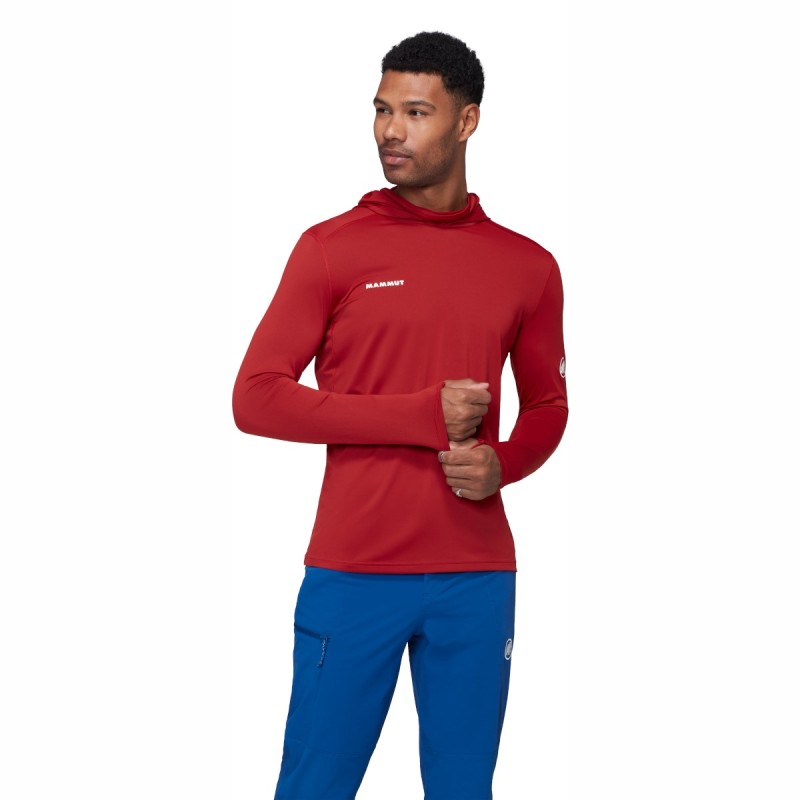 Selun FL Sun Hoody - Dark Mammut red