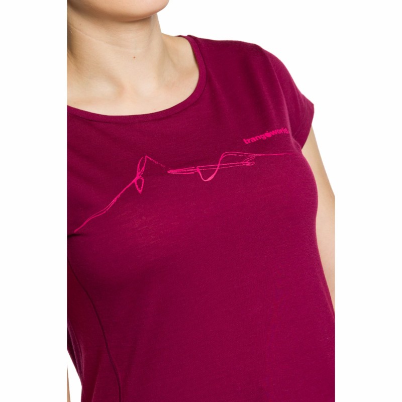 W Biella T-shirt - Beet Red