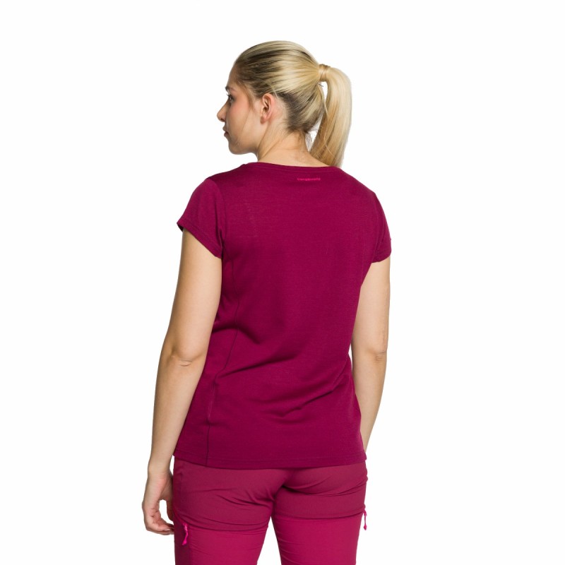 W Biella T-shirt - Beet Red