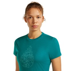 W Tech Lite III SS Hike Path -Tidal Teal