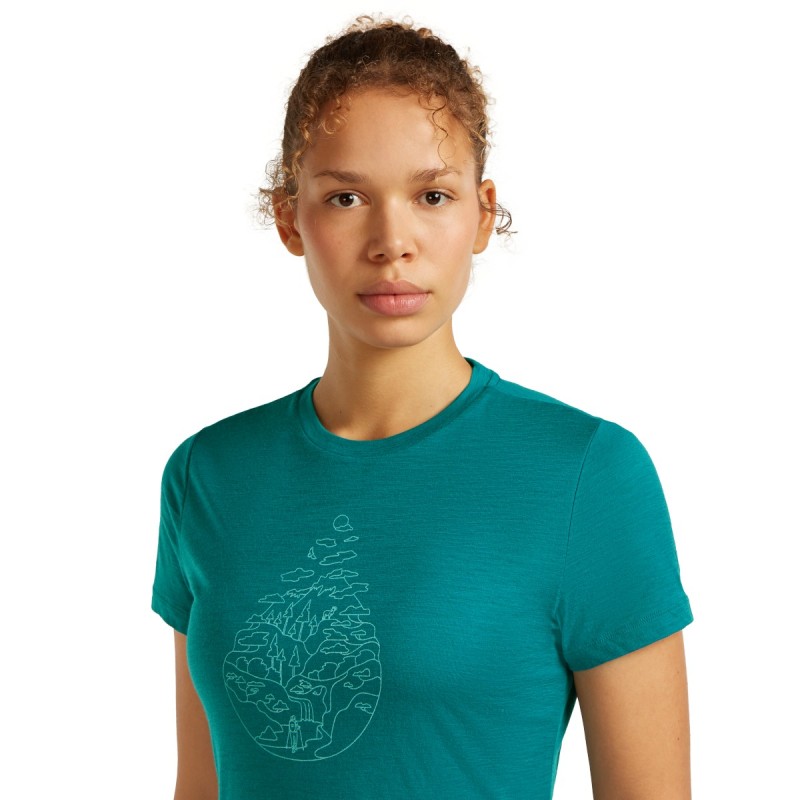 W Tech Lite III SS Hike Path -Tidal Teal