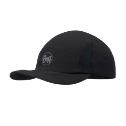 5 Panel Go Cap - Solid Black