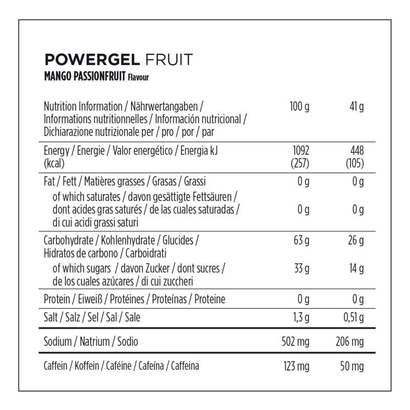 PowerGel Fruit 41g - Mango Passion Fruit