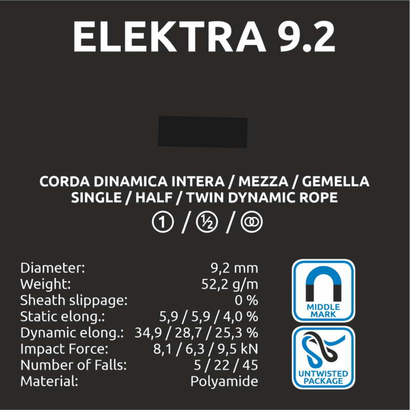 Elektra 9.2 - Orange - 80m