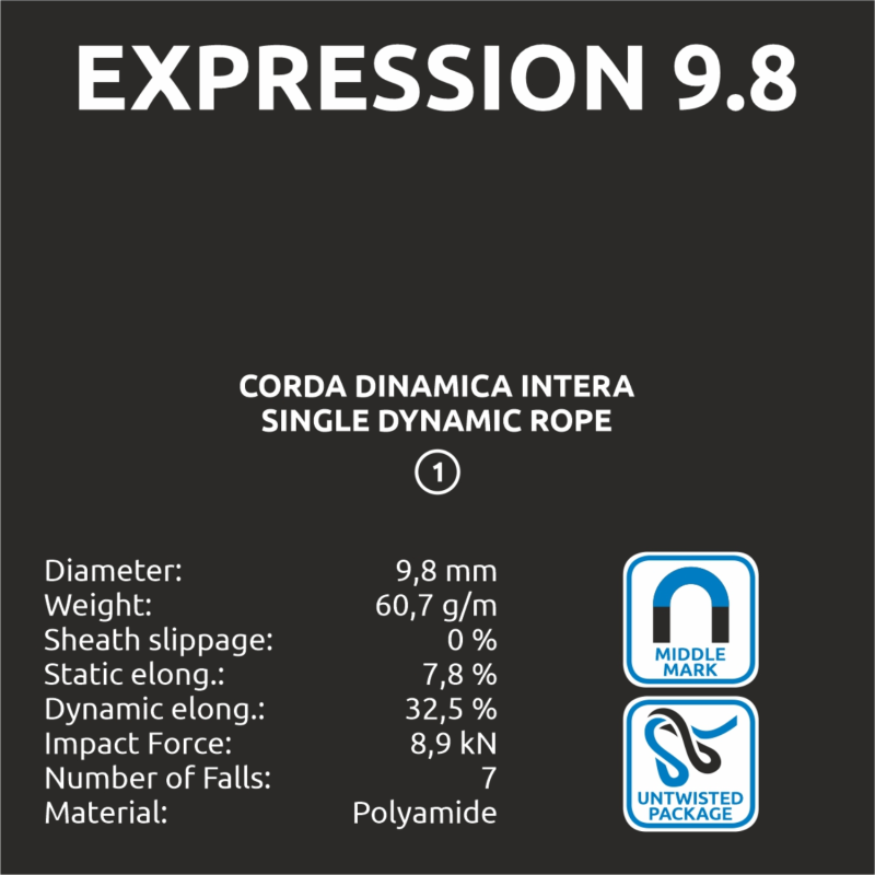 Expression 9.8 - Blue/White - 70m