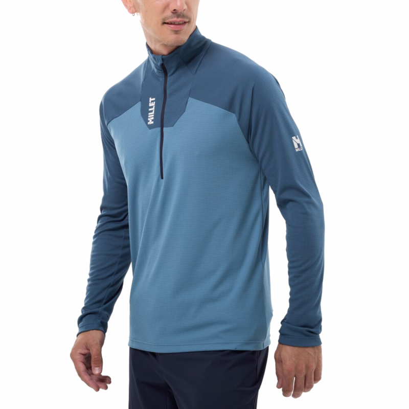 Kamet TS Zip LS - Coronet Blue/Saphir