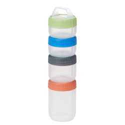 Stax Clear/Spectrum - Small - 4 Pack