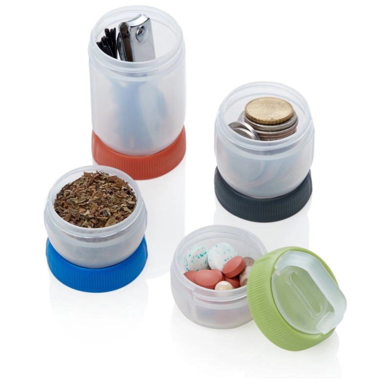 Stax Clear/Spectrum - Small - 4 Pack
