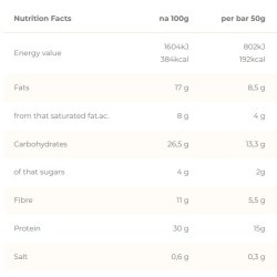 Organic Protein Bar - Salty Caramel