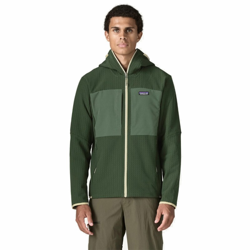 R2 TechFace Hoody - Treeline Green