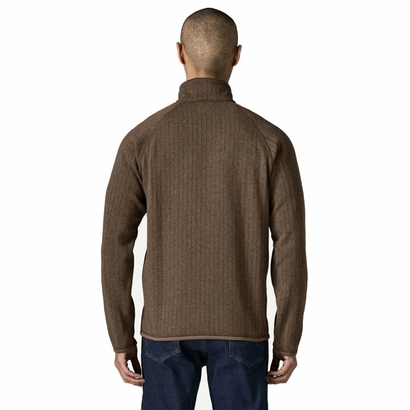 Better Sweater Jkt - Marlow Brown Rib Kn