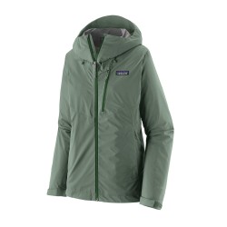W Granite Crest Rain Jkt - Canopy Green