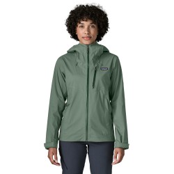 W Granite Crest Rain Jkt - Canopy Green