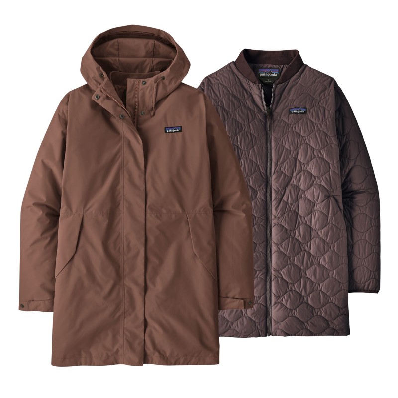 W Heyes Peak 3-in-1 Parka - Berm Brown