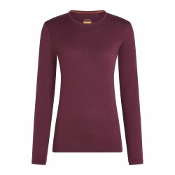 W Bodyfit 200 LS Oasis Crewe -Dark Berry