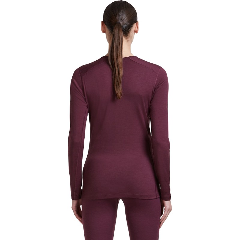 W Bodyfit 200 LS Oasis Crewe -Dark Berry