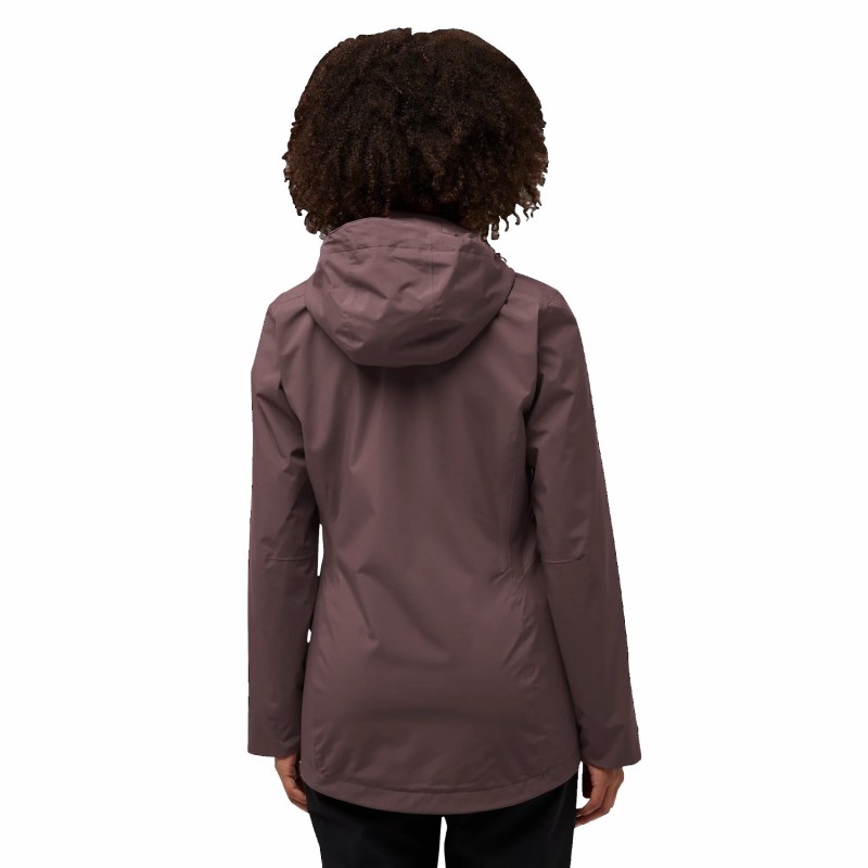 W Rotwand 3in1 Jkt - Sheer Plum