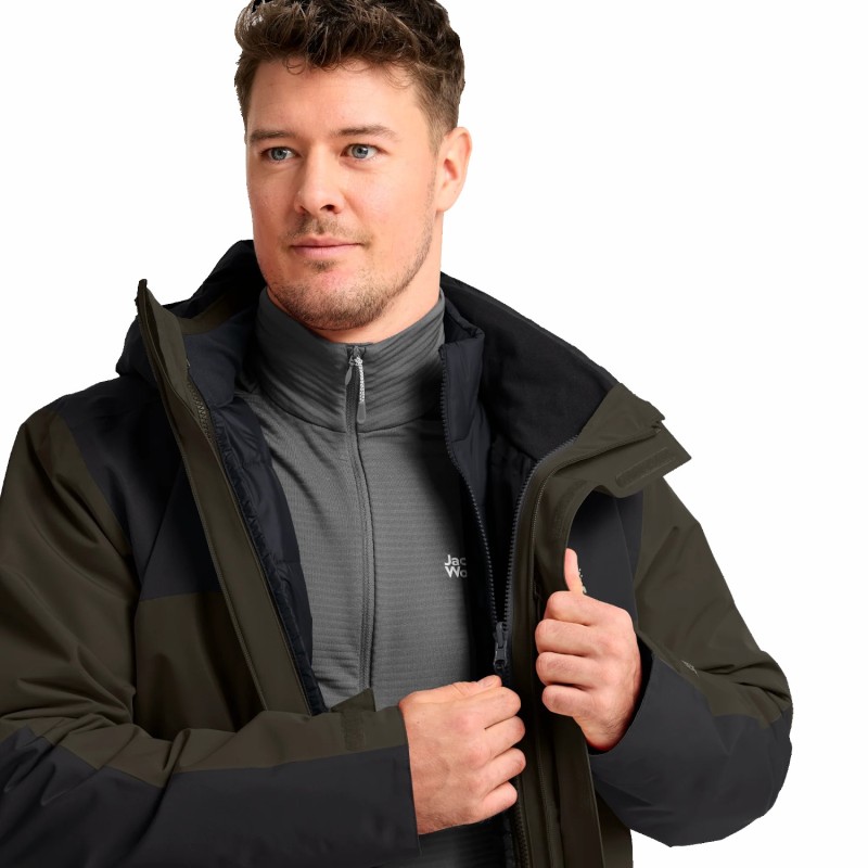 Jasper Pro 3in1 Jkt - Obsidian Moss
