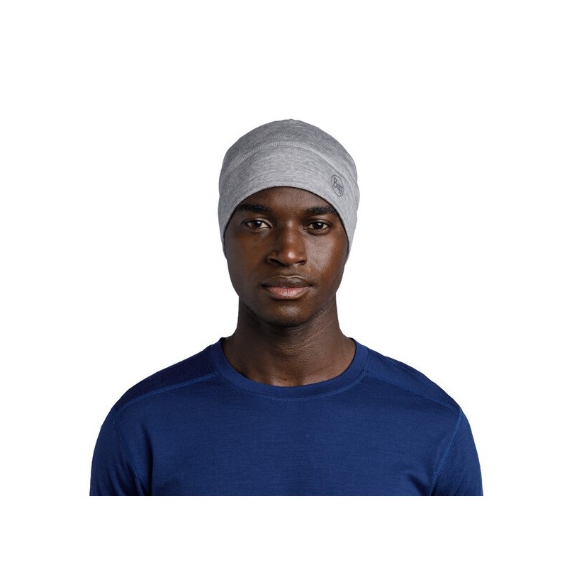 LW MerinoWool Beanie - Solid Light Grey