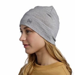 LW MerinoWool Beanie - Solid Light Grey