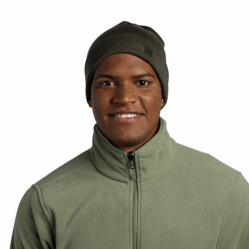 HW MerinoWool Beanie - Solid Bark