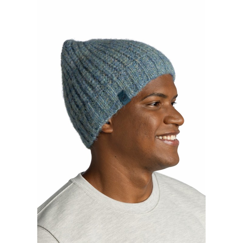 Knitted & Fleece Band Beanie - Dalia Tea