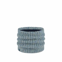 Knitted & Fleece Neckwarmer - Dalia Teal
