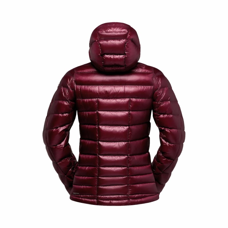 W Lumina 200 Down jkt - Redwood/Chalk