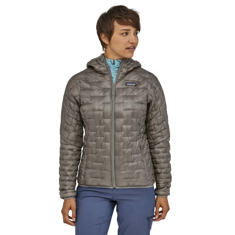 W Micro Puff Hoody - Feather Grey