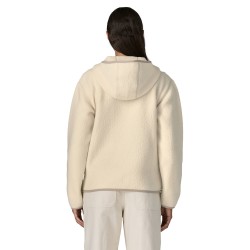 W Retro Pile Hoody - Natural