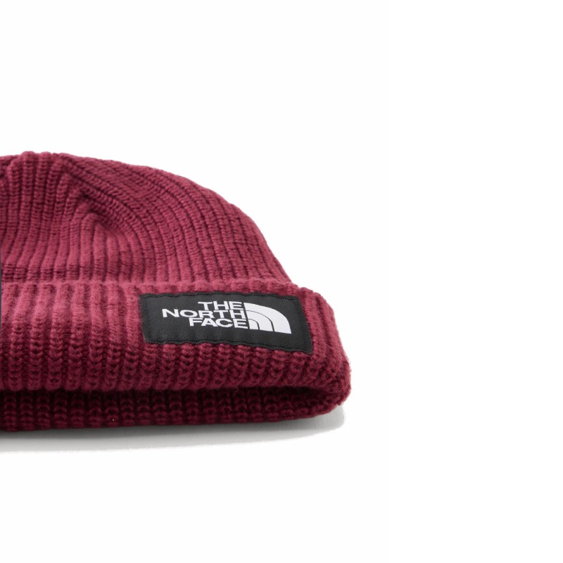 Salty Lined Beanie - Burgundy Crush