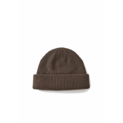 Salty Lined Beanie - Dark Chestnut