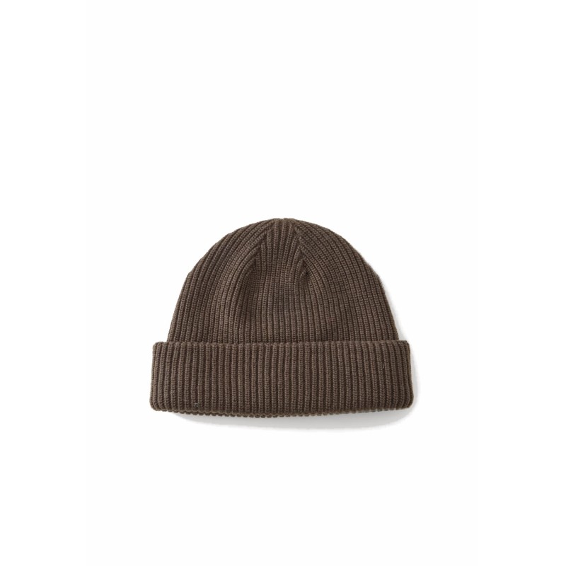 Salty Lined Beanie - Dark Chestnut