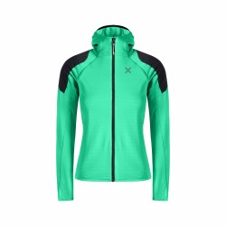 W Action Hooded Maglia - Bright Teal/She