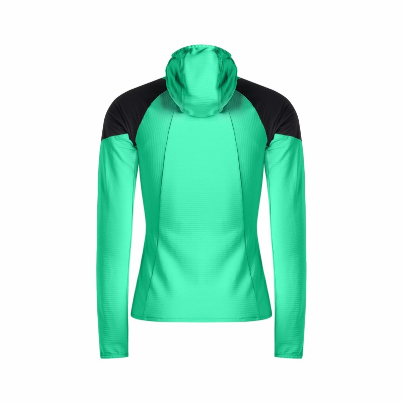 W Action Hooded Maglia - Bright Teal/She