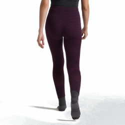 W Seamless Merino Pants - Wine Red