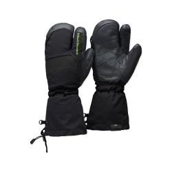 Alpine 3-Finger Mitts - Black/Carbon