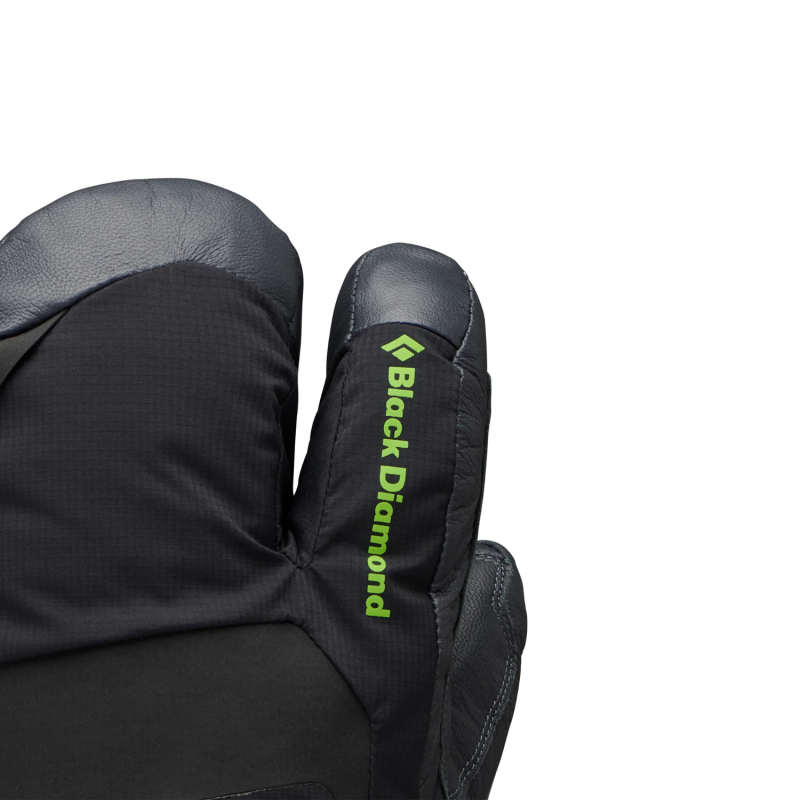 Alpine 3-Finger Mitts - Black/Carbon