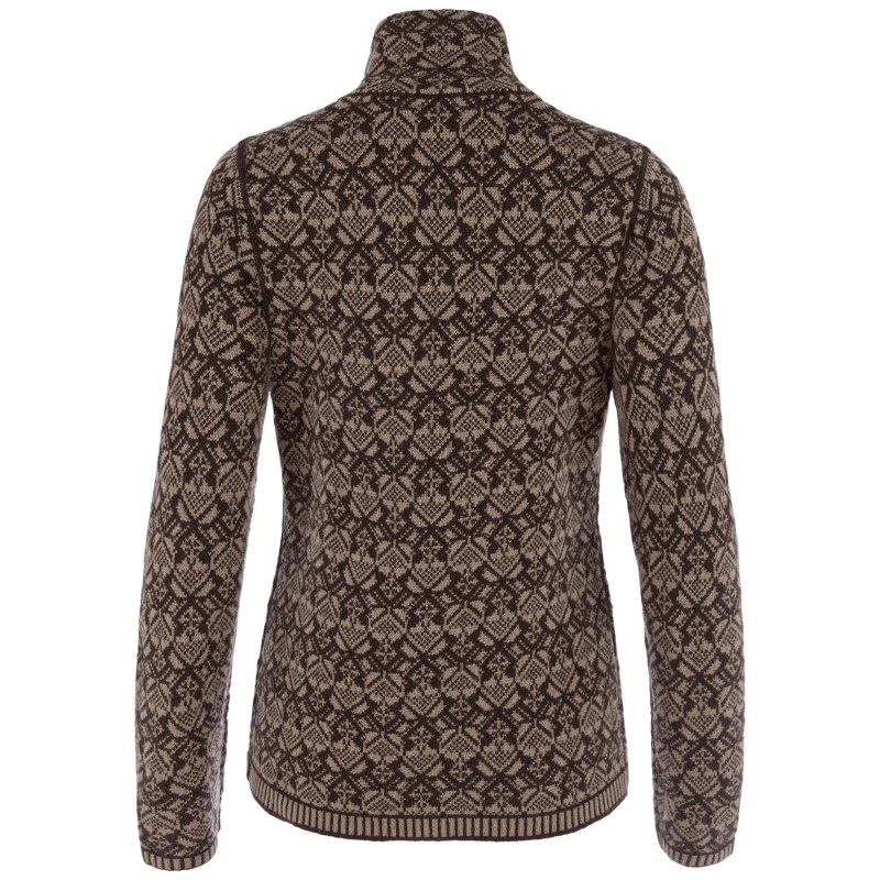 W Snow Cardigan - Suede Brown
