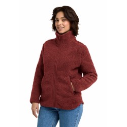 W High Curl Jkt - Merlot
