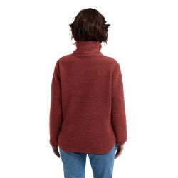 W High Curl Jkt - Merlot